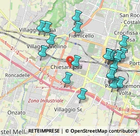 Mappa Via Chiesanuova, 25125 Brescia BS, Italia (2.123)