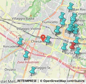 Mappa Via Chiesanuova, 25125 Brescia BS, Italia (2.4505)