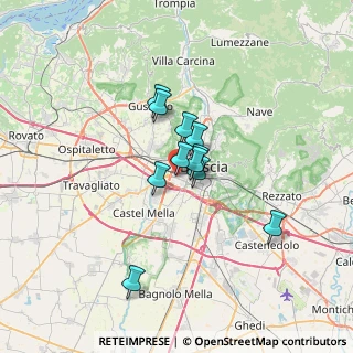 Mappa Via Chiesanuova, 25125 Brescia BS, Italia (4.43909)