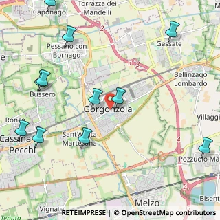 Mappa 20064 Gorgonzola MI, Italia (2.77909)