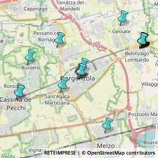 Mappa 20064 Gorgonzola MI, Italia (2.704)
