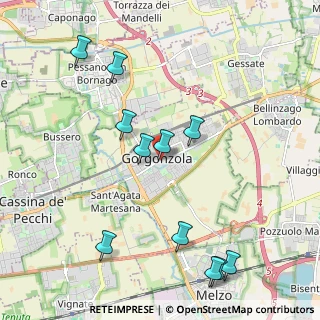 Mappa 20064 Gorgonzola MI, Italia (2.29545)