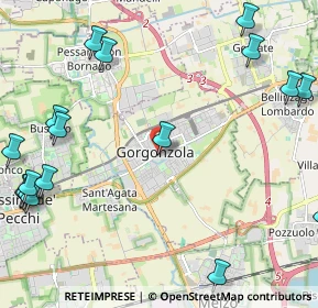 Mappa 20064 Gorgonzola MI, Italia (3.2865)