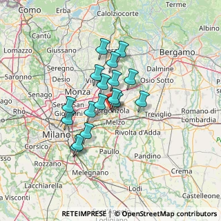 Mappa 20064 Gorgonzola MI, Italia (10.18059)