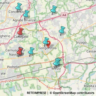 Mappa 20064 Gorgonzola MI, Italia (4.77273)