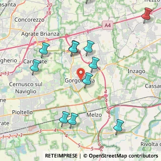 Mappa 20064 Gorgonzola MI, Italia (4.59333)