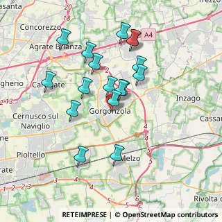 Mappa 20064 Gorgonzola MI, Italia (3.37588)