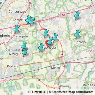 Mappa 20064 Gorgonzola MI, Italia (3.91636)