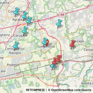 Mappa 20064 Gorgonzola MI, Italia (4.67636)