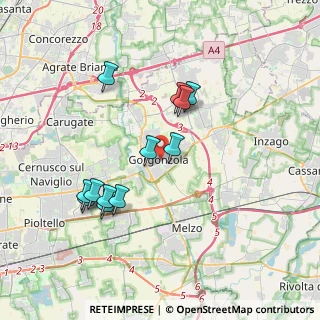 Mappa 20064 Gorgonzola MI, Italia (3.46083)