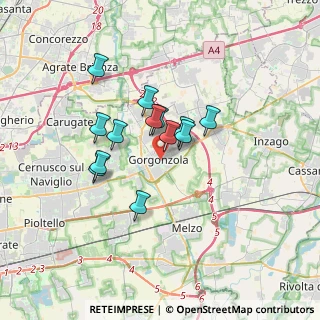 Mappa 20064 Gorgonzola MI, Italia (2.55615)