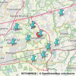 Mappa 20064 Gorgonzola MI, Italia (4.07091)