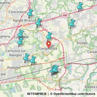Mappa 20064 Gorgonzola MI, Italia (4.945)