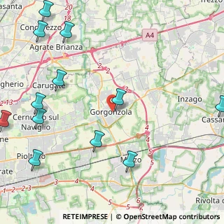 Mappa 20064 Gorgonzola MI, Italia (6.02833)