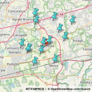 Mappa 20064 Gorgonzola MI, Italia (3.64357)