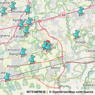 Mappa 20064 Gorgonzola MI, Italia (5.85154)