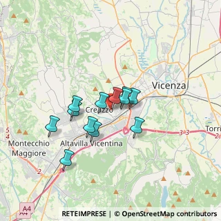 Mappa Via Pecori Giraldi, 36051 Creazzo VI, Italia (2.5375)