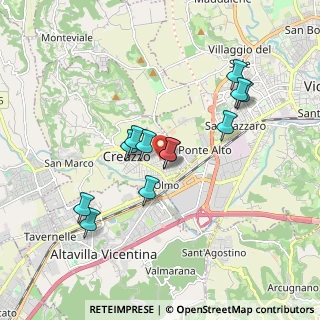 Mappa Via Pecori Giraldi, 36051 Creazzo VI, Italia (1.59333)