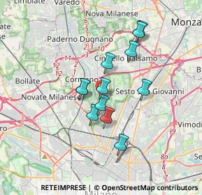 Mappa Via Lillo del Duca, 20091 Bresso MI, Italia (2.72)