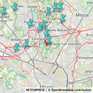 Mappa Via Lillo del Duca, 20091 Bresso MI, Italia (5.00308)
