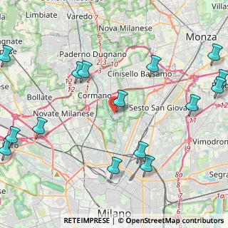 Mappa Via Lillo del Duca, 20091 Bresso MI, Italia (5.834)