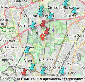 Mappa Via Lillo del Duca, 20091 Bresso MI, Italia (2.47538)