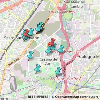 Mappa Via Achille Grandi, 20099 Sesto San Giovanni MI, Italia (0.8815)