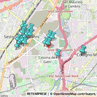 Mappa Via Achille Grandi, 20099 Sesto San Giovanni MI, Italia (1.033)