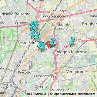 Mappa Via Achille Grandi, 20098 Sesto San Giovanni MI, Italia (1.40091)