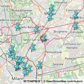 Mappa Via Achille Grandi, 20098 Sesto San Giovanni MI, Italia (6.028)