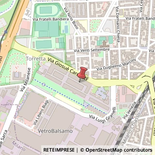 Mappa Via Giosuè Carducci, 221, 20099 Sesto San Giovanni, Milano (Lombardia)