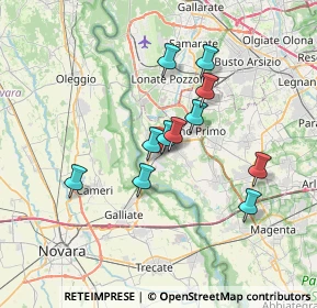 Mappa 20029 Turbigo MI, Italia (5.74545)