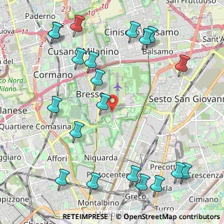Mappa Via Giacomo Leopardi, 20091 Bresso MI, Italia (2.7575)