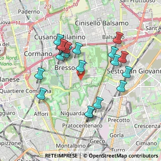 Mappa Via Giacomo Leopardi, 20091 Bresso MI, Italia (1.8325)