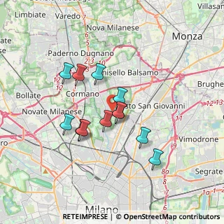 Mappa Via Giacomo Leopardi, 20091 Bresso MI, Italia (2.84)