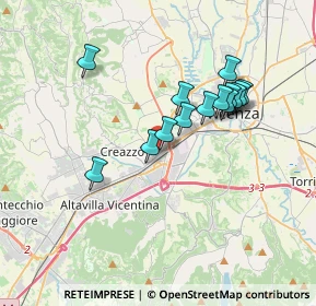 Mappa Via Francesco Petrarca, 36051 Creazzo VI, Italia (3.05643)