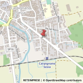 Mappa Via C. Minoretti, 40, 28064 Carpignano Sesia, Novara (Piemonte)