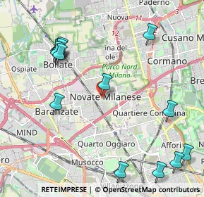 Mappa , 20026 Novate Milanese MI, Italia (2.55786)