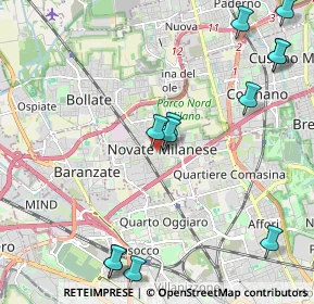 Mappa , 20026 Novate Milanese MI, Italia (2.61583)