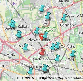 Mappa , 20026 Novate Milanese MI, Italia (2.266)