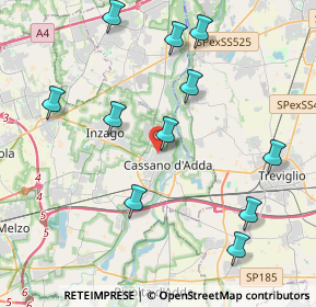 Mappa Via C. Benzi, 20062 Cassano d'Adda MI, Italia (4.45)