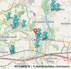 Mappa Via dalla Chiesa Generale Carlo Alberto, 20062 Cassano d'Adda MI, Italia (2.248)