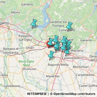 Mappa Via Vittime del Lavoro, 25039 Travagliato BS, Italia (9.02)