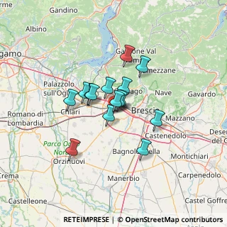 Mappa Via Vittime del Lavoro, 25039 Travagliato BS, Italia (8.94467)
