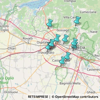 Mappa Via Vittime del Lavoro, 25039 Travagliato BS, Italia (5.26818)