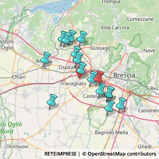 Mappa Via Vittime del Lavoro, 25039 Travagliato BS, Italia (6.46688)