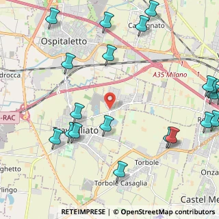 Mappa Via Vittime del Lavoro, 25039 Travagliato BS, Italia (2.956)