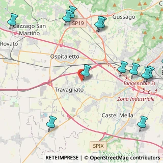 Mappa Via Vittime del Lavoro, 25039 Travagliato BS, Italia (6.25429)
