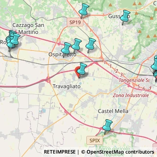 Mappa Via Vittime del Lavoro, 25039 Travagliato BS, Italia (6.877)