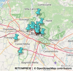 Mappa Via Lattanzio Gambara, 25121 Brescia BS, Italia (3.86154)